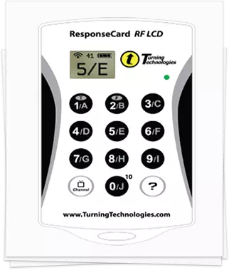 ResponseCard RF LCD Voting Pad